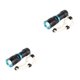 thumbnail image 3 of Eigraketly Linterna de buceo impermeable brillante intermitente lámpara subacuática lámpara de deportes al aire libre noche Camping equitación Anillo Azul Negro 2piezas, 3 of 6