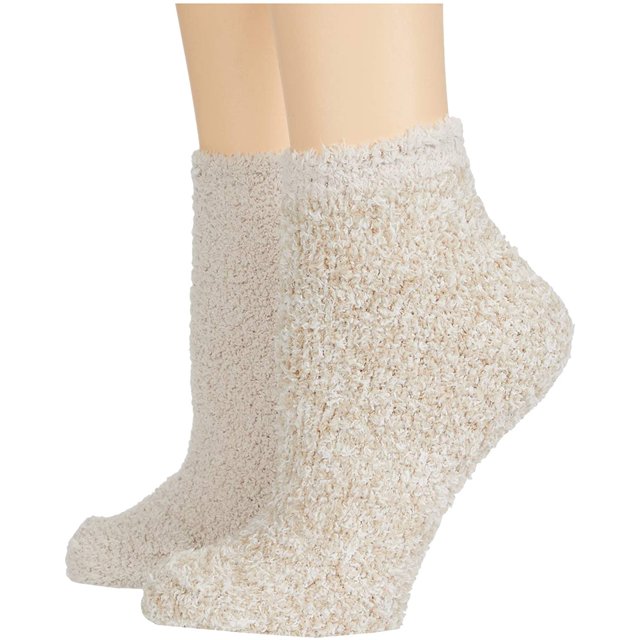 CozyChic - Juego de 2 pares de calcetines de tenis, calcetines de felpa, juego de 2 esquí esquí Gafas de esquí