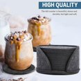 thumbnail image 3 of Felt Coasters Set of 10 with Holder, Absorbent Heat Resistant Cup Mats for Dining Table Coffee Table, 3 of 11