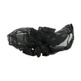 thumbnail image 4 of Unique Bargains 1 Pc Scrunchie Fashion Mesh Ruffle Hair Elastics Black, 4 of 5