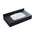 thumbnail image 6 of Avancer 36'' Wall Mount Sink In Black Marquina, 6 of 10