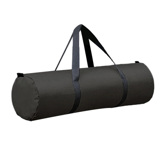 Bolsa para postes de tienda de campaña, bolsa para postes de toldo, portátil, Oxford, multiusos, con asas para exteriores 19 cm negro