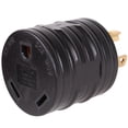 thumbnail image 4 of Journeyman-Pro Generator RV Power Adapter L5-30P Male to TT-30R Female 125 VAC 30 Amp - Electrical Cord Plug Converter (Black Rubber) (L5-30P to TT-30R), 4 of 6