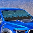 thumbnail image 4 of Xixirimido Windshield Sun Shade for Car SUV Truck Foldable Sunshade for Car Windshield Block UV Rays Keep Your Vehicle Cool Car Interior Accessories, Starry Night Forest, 4 of 8