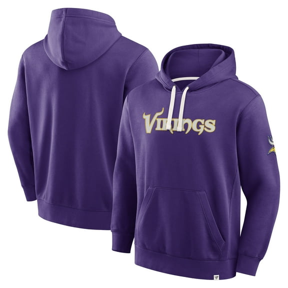 Men's Fanatics Purple Minnesota Vikings New Horizons Heritage Pullover Hoodie