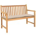 thumbnail image 4 of Cojín de asiento exterior VidaXL, tela Oxford crema, 120 x 50 x 3 cm, 4 of 8