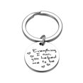 thumbnail image 4 of RENACLIPY Stylish Stainless Steel Dad Key Rings with Creative Heart Ornament and Key Holder, 4 of 8