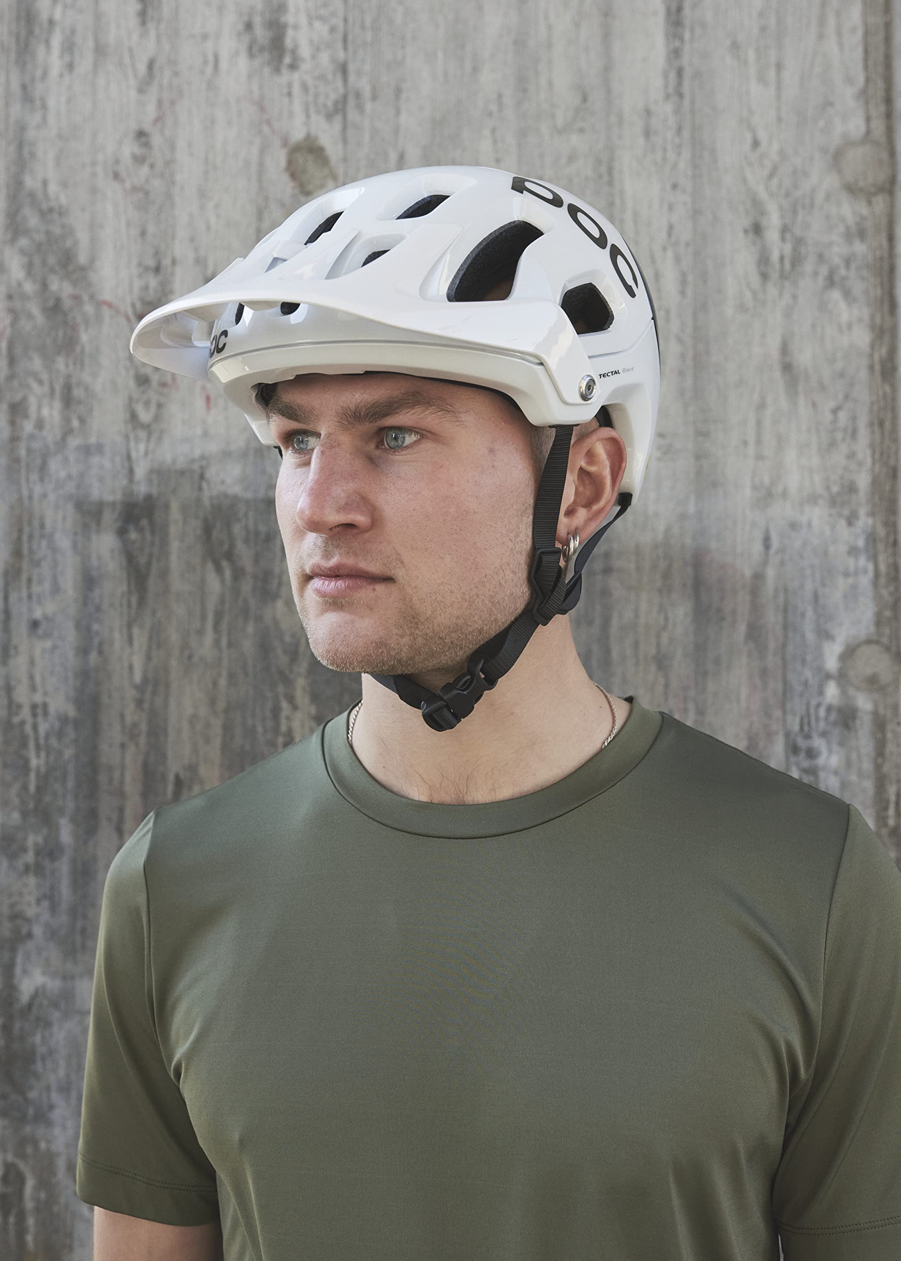 POC Cycling Tectal Race MIPS Helmet Adult Unisex - White/Black Small 51cm - 54cm