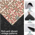 thumbnail image 3 of Brown Geometric Flower Diamond Pattern Kitchen Rugs Sets Of 3,Kitchen Runner Rugs Non Skid Washable,Decorative Kitchen Floor Mats for Kitchen,Sink,Laundry,17"x30"+ 17"x47" + 17"x59", 3 of 6