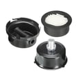 thumbnail image 4 of Unique Bargains G1/4 Air Compressor Silencers Filter, 3 Pack Intake Muffler, Black, White, 4 of 5