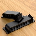 thumbnail image 3 of 3 PCS 5/8/10 Slots Self-Adhesive Cable Organizer Clips Wire Holder for Office TV PC Ethernet Under Desk USB Cord Management, 3 of 10