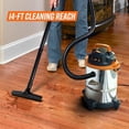 thumbnail image 4 of Armor All VO408S 0901 4 Gallon, 3 PHP, Wet/Dry Vacuum Cleaner, Orange with Accessories Included, 4 of 6