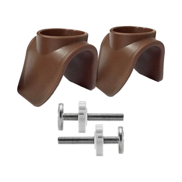 2PCS Wall Mounted Stair Gate Protectors Essential Fixtures for Family Safety