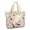 Chihuahua and Flower, variant on Tote Bag for Women - Australian Shepherd Floral Shoulder Bag - Large Utility Work Duffle Bag with Zipper Handbag for Travel, Work, Sprots