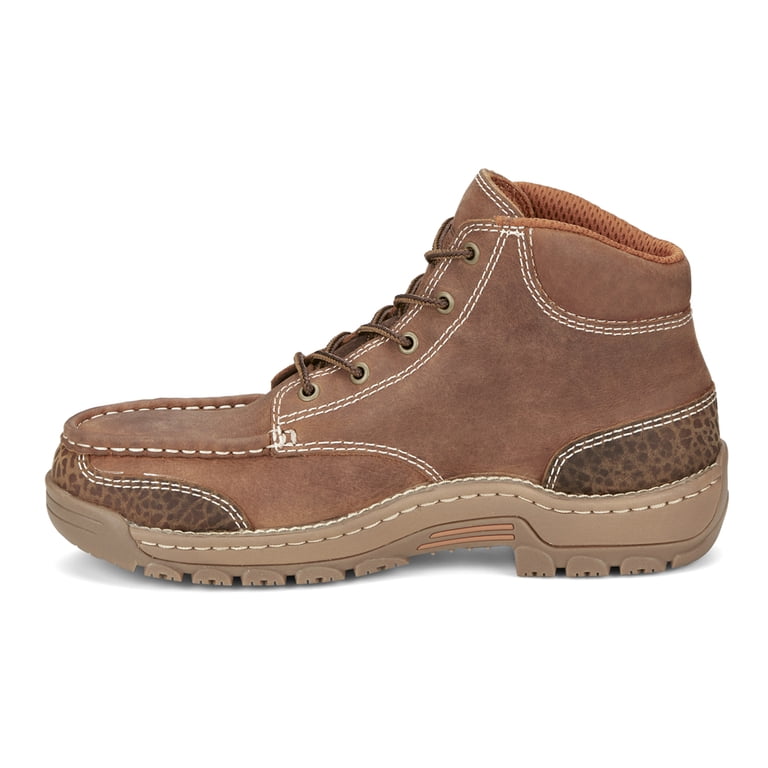 Justin Corbett Lace Up Moc Toe Waterproof Work Boots - Alloy Toe Mens Size 8 Justin Men main image 3