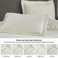 thumbnail image 4 of BNM 2 Piece Floral Cotton Blend Ivory Bedspread Set, Twin, 4 of 10