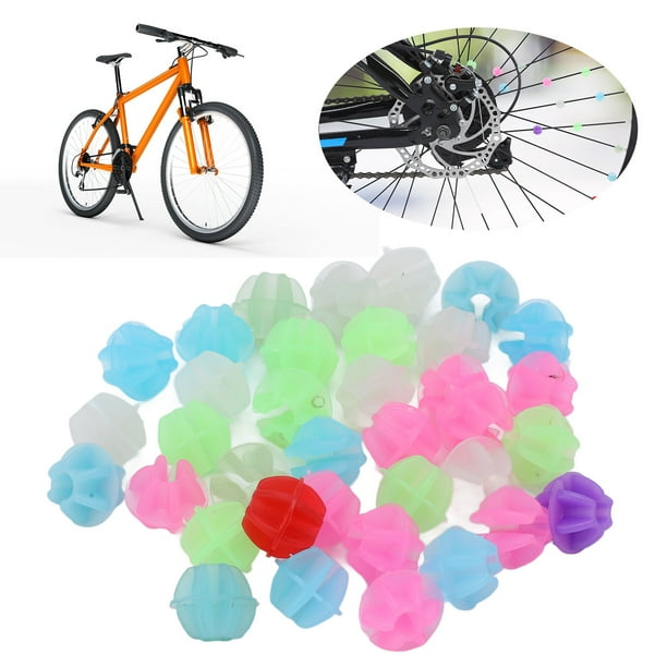 Décorations colorées pour rayons de roue vélo enfant