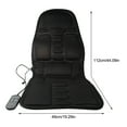 thumbnail image 2 of Car Massage Cushion with Heating System for Full Back and Neck Relaxation on Long Drives Universal Fit for All Vehicles Comfortable Ergonomic Design, 2 of 5