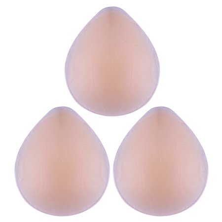 

3Pcs Waterproof Silicone Pad Female Swimming Sticker Reusable Breast Pasties