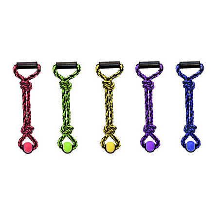 UPC: 0784369295245 | MultiPet Nuts for Knots 2 Knot Rope with Tennis Ball Dog Toy  20   Assorted Colors