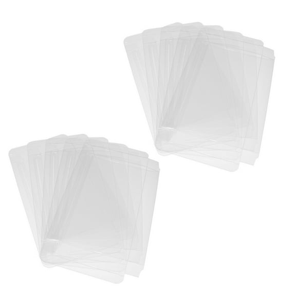 10PCS Video Game Cartridge Protectors for N64 Game Dust-resistant Clear PET Cartridge Display Storage Case Sleeve