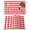 Red White, variant on Black Plaid Placemats Set of 8, Vintage Country Gray Buffalo Check Gingham Placemats for Dining Table, Place Mats for Kitchen Tabletop, Waterproof Wipeable Dining Table Mats Set