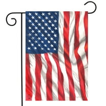 Briarwood Lane American Flag Waving Garden Flag