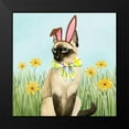 thumbnail image 2 of Popp, Grace 12x12 Black Modern Framed Museum Art Print Titled - Easter Cats II, 2 of 5
