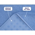 thumbnail image 6 of American Soft Linen, Slip Reducer Bath Rug, 100% Cotton 20x34 inches, Soft Absorbent Bath Mat Rugs, Sky Blue, 6 of 7