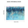 thumbnail image 3 of Blue Abstract Floral Canvas Print - Modern Artistic Decor, Gradient Colors, 16x20 inch, Unframed, 3 of 6