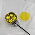 thumbnail image 2 of Lámpara de trabajo universal con forma de trébol de cuatro hojas y sombreado negro para coche, 3 pulgadas, 40 W, cuadrada, 4 LED, cubierta de superficie, foco para vehículo todoterreno, 2 of 8