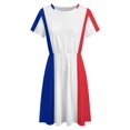 thumbnail image 4 of French Flags (France) Sundress Short Sleeve Dress Summer Women Clothes Dress for Women Dresses, 4 of 7