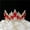 Red, variant on Tian Sweet 34014-RD 13 oz Red Queen Crown Cake Topper