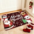 thumbnail image 1 of Rapeiae 23.6x15.7inches Christmas Decorative Carpet Diatom Mud Mat Bathroom Absorbent Mat Dirtresistants and Nonslip Bathroom Mat, 1 of 6