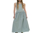 thumbnail image 2 of Robe Longue Trapèze Sans Manches avec Poches pour l'Été pour Femmes, 2 of 4