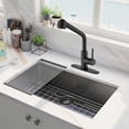 thumbnail image 2 of Kitchen Faucets with Pull Down Sprayer,Stainless Steel Single Handle Kitchen Sink Faucet with Pull Out Sprayer, 2 of 9