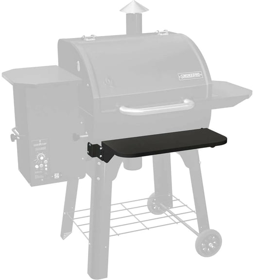 Camp Chef 24-Inch Pellet Grill Folding Front Preparation Shelf, Black - PGFS24