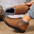 thumbnail image 4 of Men's And Women's Winter Plush Thick Slip One Foot Warm Boots, 4 of 9