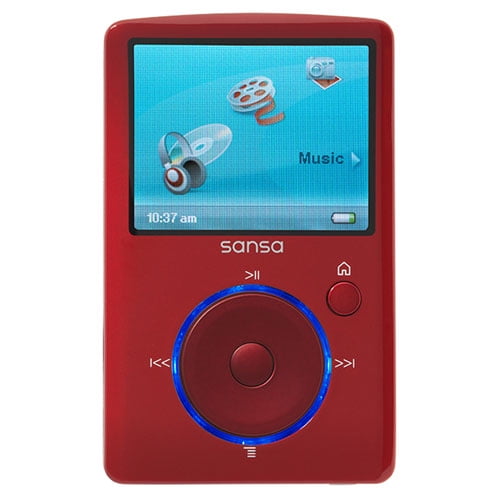 SanDisk Sansa Fuze 4 GB Video MP3 Player (Red)