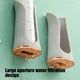 thumbnail image 5 of Portacepillos de pared | Organizador autoadhesivo para cepillos de dientes con orificio de drenaje | Estante de baño de poliéster resistente para cepillos de dientes eléctricos y manuales | Fácil de, 5 of 8