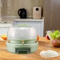 thumbnail image 2 of Dispensador de arroz giratorio, contenedor para almacenar arroz, caja para almacenar granos con medidor Verde, 2 of 7