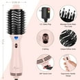 thumbnail image 5 of Hair Dryer Brush, Aima Beauty 4 in 1 Blow Dryer Brush and Styler Volumizer, Ceramic Hot Air Brush for All Hair Types, Gift for Women, Pink, 5 of 8