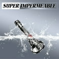 thumbnail image 4 of HIBIBUD Super Bright Black Flashlight for Emergencies,Waterproof Rechargeable LED Handheld, 4 of 7