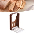 thumbnail image 3 of HAOFY Bread Slicer Toast Slicer Toast Cutting Guide Bread Toast Bagel Loaf Slicer Cutter Mold Sandwich Maker Toast Slicing Machine Folding and Adjustable with 4  Thicknesses, 3 of 9