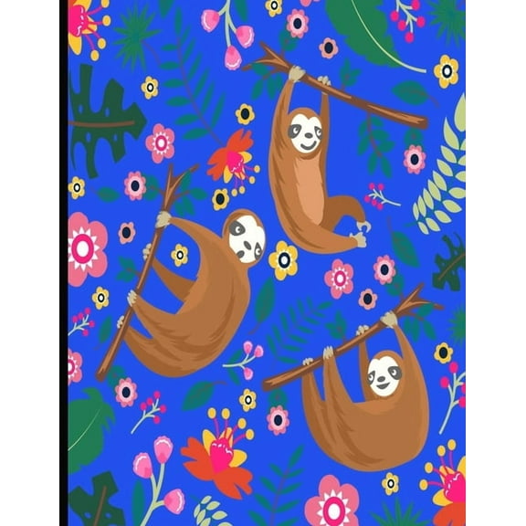 This Is My Super Cute Sloth Puzzle Book: Blue Cover Sloth Puzzle Book With 110 Pages. Tic Tac Toe, Hangman, 4 In A Row &, (Paperback)