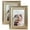 Gold (2 pack), variant on Artbyhannah 2 Pack 8x10 inch Picture frames Set, Ornate Gold Photo Frame Set for Valentine's Day Tabletop Display Wall Mounting, Photo Frames for Wedding Home Decor