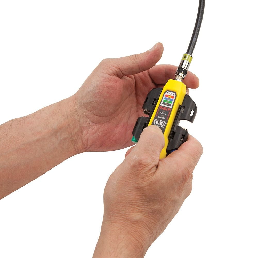 Klein Tools VDV512-101 Coax Explorer 2 Cordless Tester Kit with Cable Tester/ Wire Tracer/ Coax Mapper