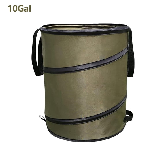 fenze 10 Gallons Leaf Bags, Reusable Yard Waste Bags, Foldable Gardening Bag with 4 Handles Collapsible Container for Garden Leaves and Waste Collection, Lightweight Portable Yard Trash Bag