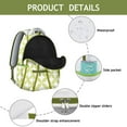 thumbnail image 3 of Buffalo Plaid School Backpack Red and Black Rustic Plaid Print Checkered Student Bag for Students, 3 of 6