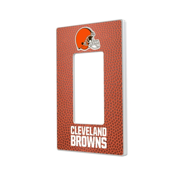 Cleveland Browns Football Design Single Rocker Light Switch Plate